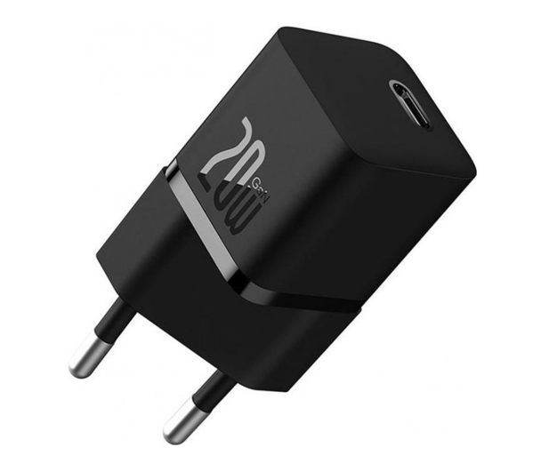 Baseus GaN5 mini USB-C 20W Quick Charge czarny - 1150791 - zdjęcie